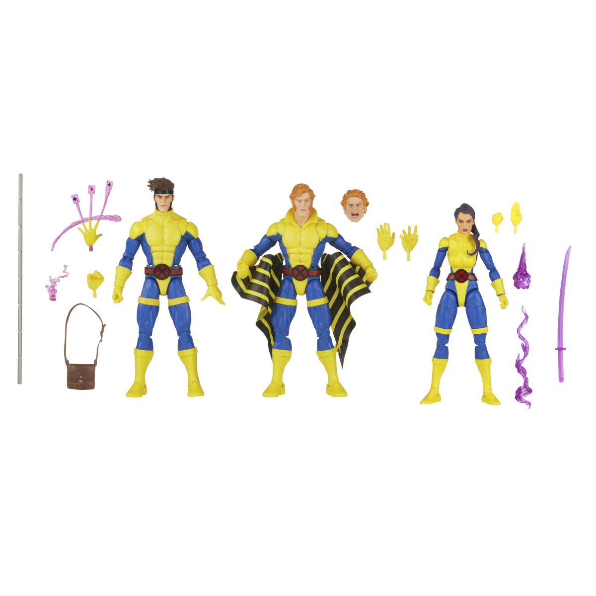 Marvel Legends Series - BANSHEE, GAMBIT & PSYLOCKE Jim Lee Uniform - The Uncanny X-Men 3 Pack