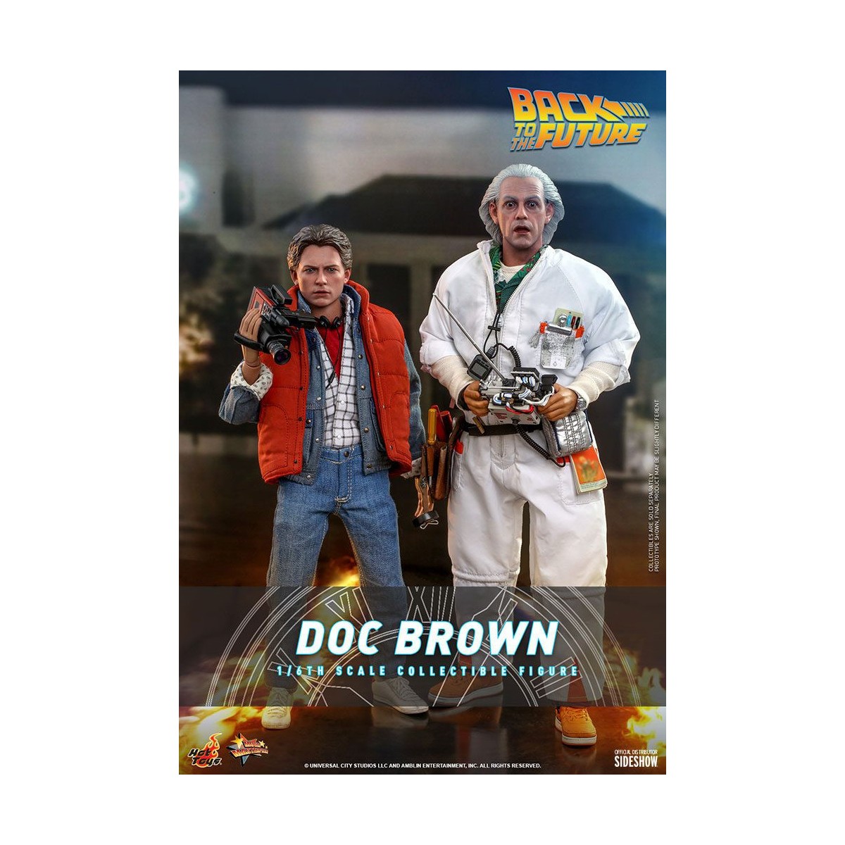 Hot Toys Back to the Future Doc Brown figure 1/6