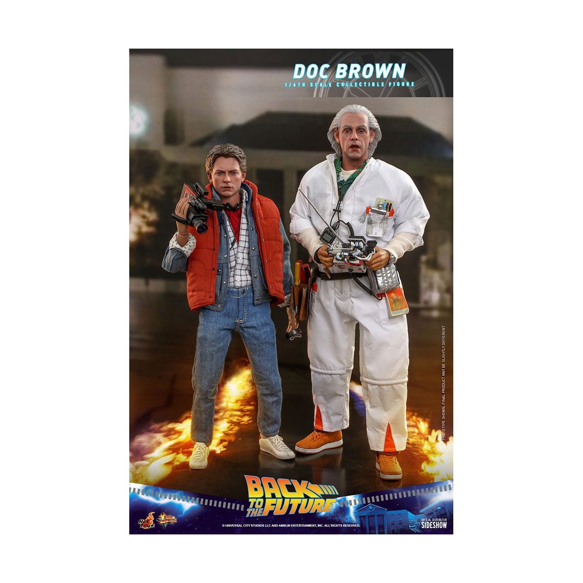 Hot Toys Back to the Future Doc Brown figure 1/6