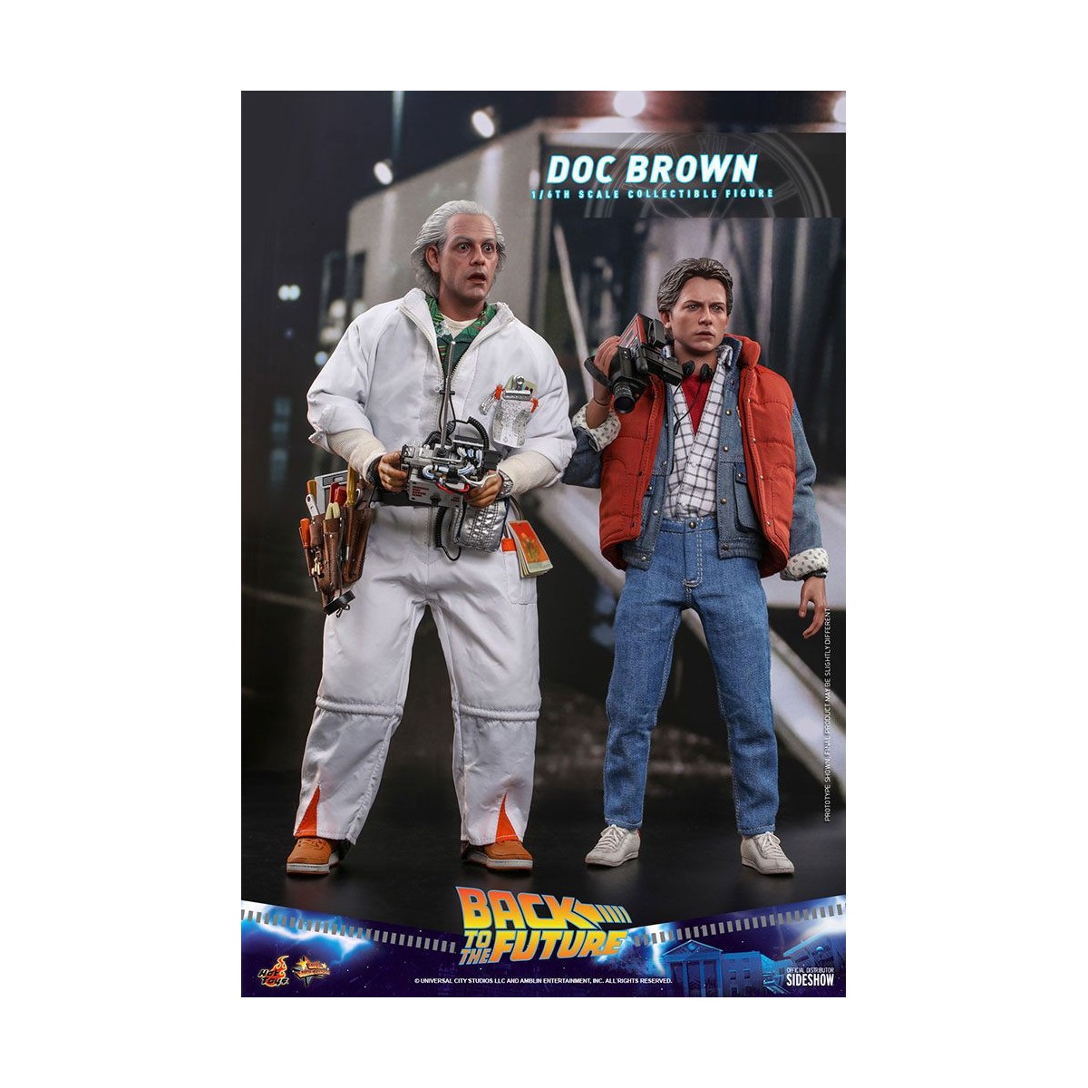 Hot Toys Back to the Future Doc Brown figure 1/6