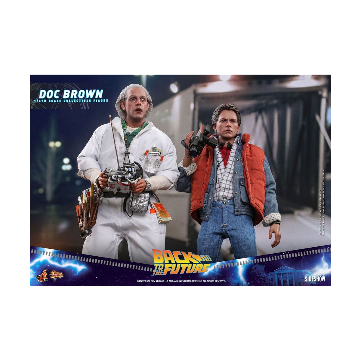 Hot Toys Back to the Future Doc Brown figure 1/6