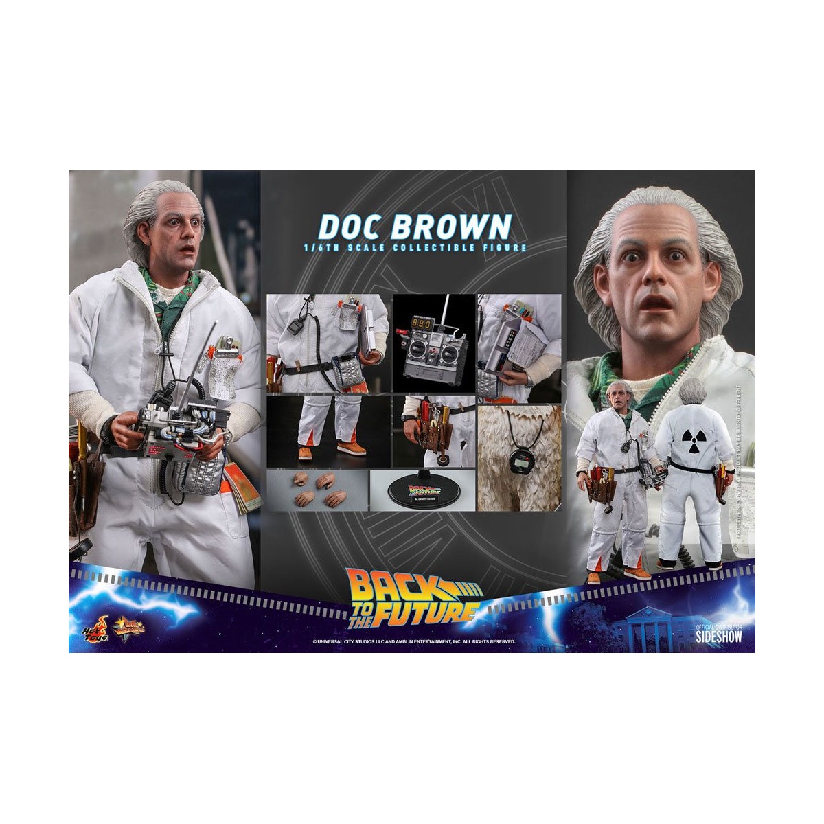 Hot Toys Back to the Future Doc Brown figure 1/6