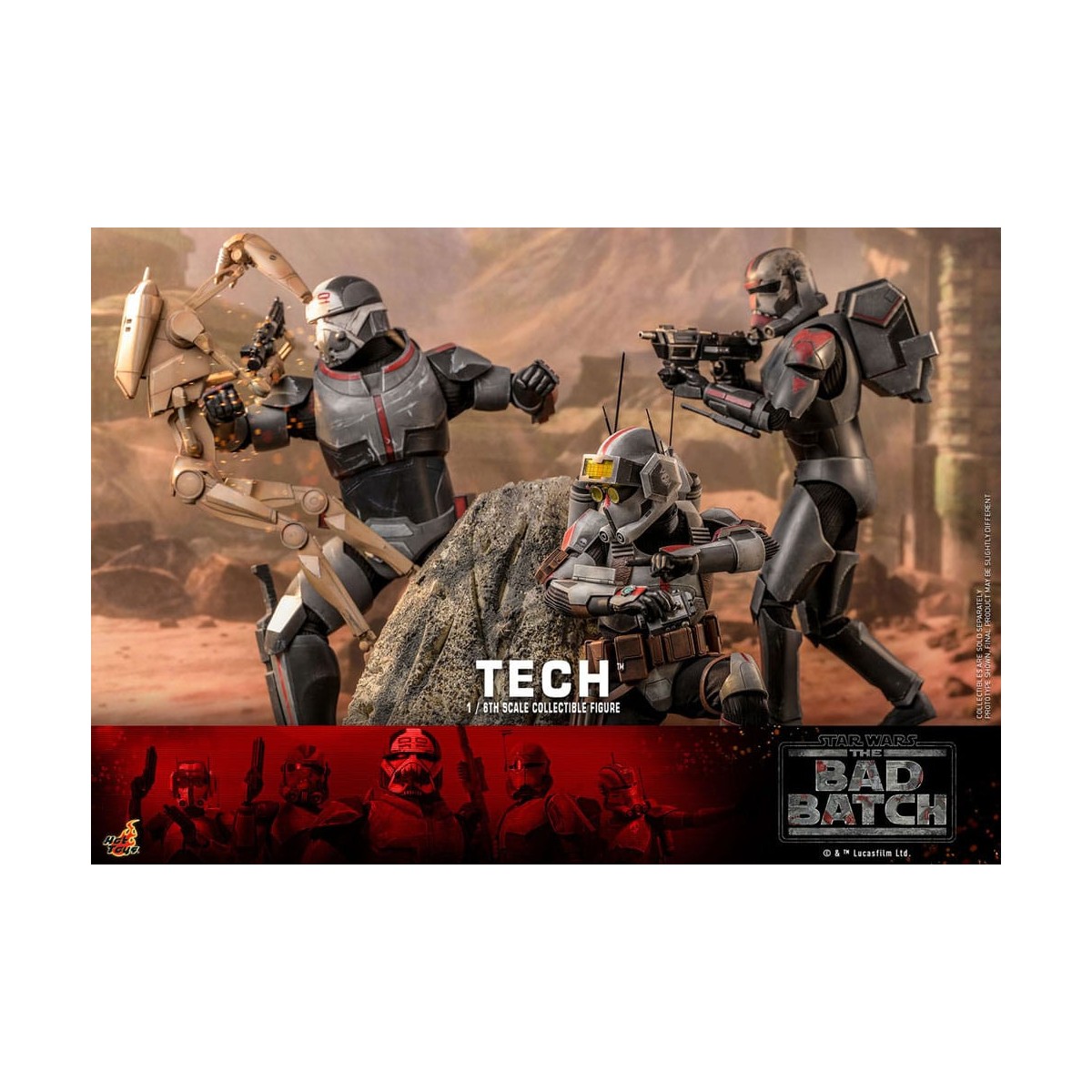 Hot Toys Star Wars -Tech - The Bad Batch 1/6