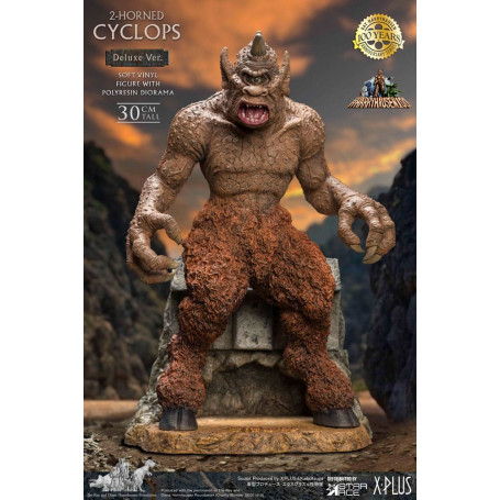 Star ace - Ray Harryhausens Horned Cyclops Deluxe Version - The Seventh Voyage of Sinbad soft vinyl statuette.