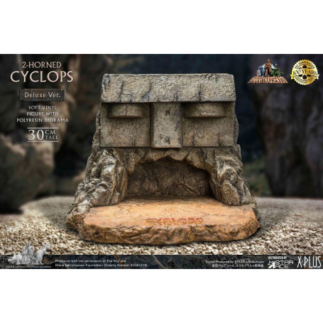 Star ace - Ray Harryhausens Horned Cyclops Deluxe Version - The Seventh Voyage of Sinbad soft vinyl statuette.
