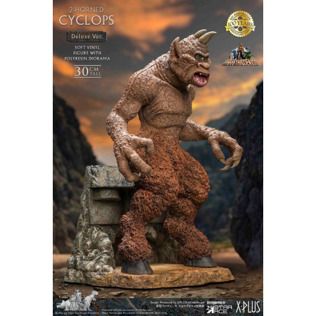 Star ace - Ray Harryhausens Horned Cyclops Deluxe Version - The Seventh Voyage of Sinbad soft vinyl statuette.