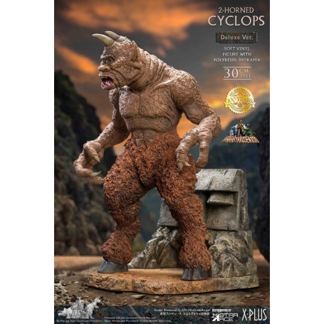 Star ace - Ray Harryhausens Horned Cyclops Deluxe Version - The Seventh Voyage of Sinbad soft vinyl statuette.