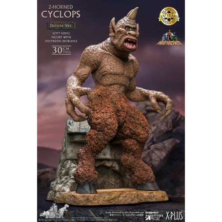Star ace - Ray Harryhausens Horned Cyclops Deluxe Version - The Seventh Voyage of Sinbad soft vinyl statuette.