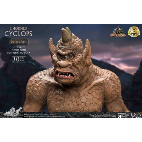 Star ace - Ray Harryhausens Horned Cyclops Deluxe Version - The Seventh Voyage of Sinbad soft vinyl statuette.