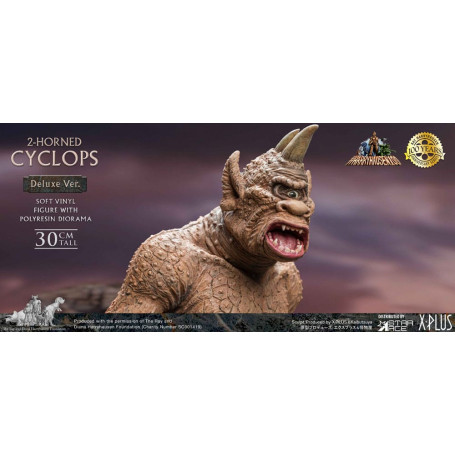 Star ace - Ray Harryhausens Horned Cyclops Deluxe Version - The Seventh Voyage of Sinbad soft vinyl statuette.