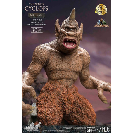 Star ace - Ray Harryhausens Horned Cyclops Deluxe Version - The Seventh Voyage of Sinbad soft vinyl statuette.