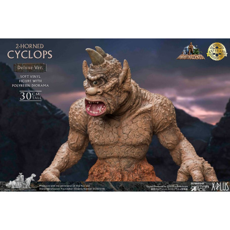 Star ace - Ray Harryhausens Horned Cyclops Deluxe Version - The Seventh Voyage of Sinbad soft vinyl statuette.