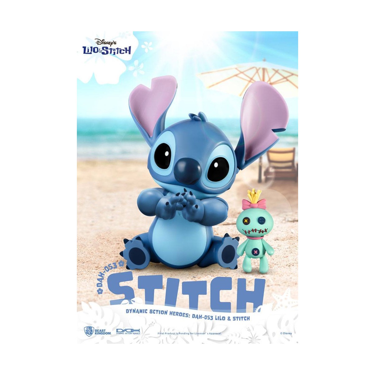 Beast Kingdom Disney Classic Figurine - Lilo & Stitch - Stitch - Dynamic Action Heroes 1/9