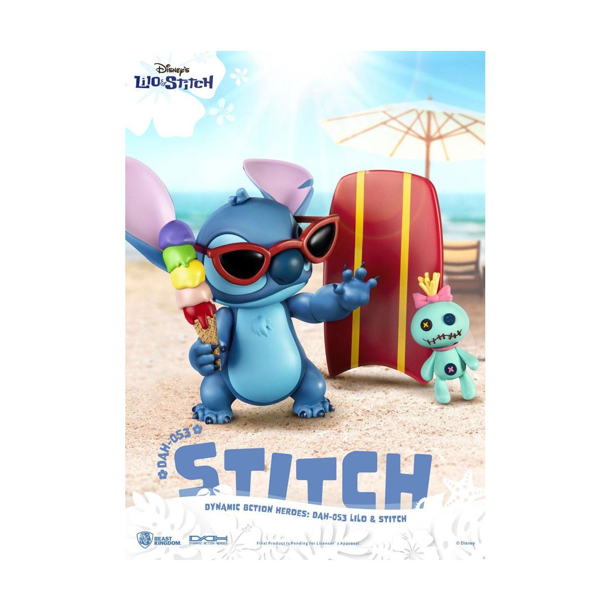 Beast Kingdom Disney Classic Figurine - Lilo & Stitch - Stitch - Dynamic Action Heroes 1/9