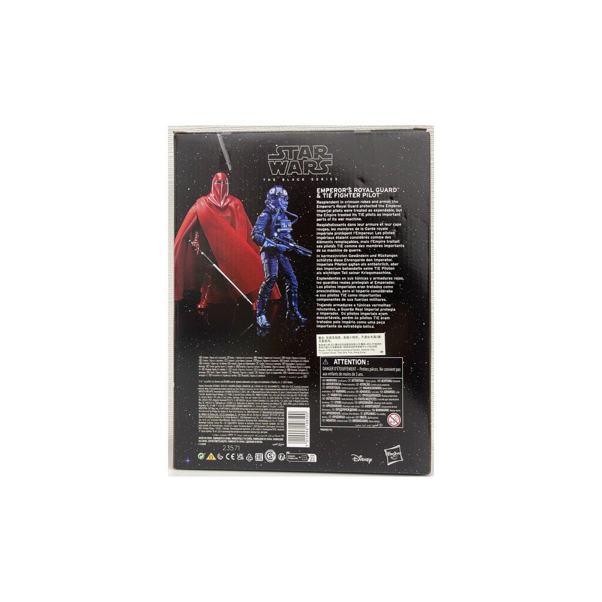 Star Wars The Black Series Carbonized - Pack 2 figures Emperor's Royal Guard & TIE Fighter Pilot - 40th ROTJ Anniversary
