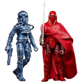 Star Wars The Black Series Carbonized - Pack 2 figures Emperor's Royal Guard & TIE Fighter Pilot - 40th ROTJ Anniversary