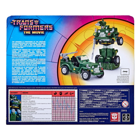 Hasbro - Transformers The Movie - Autobot Hound - Retro Transformers
