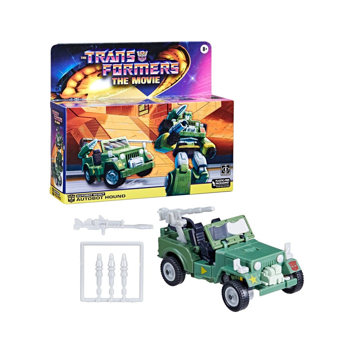 Hasbro - Transformers The Movie - Autobot Hound - Retro Transformers