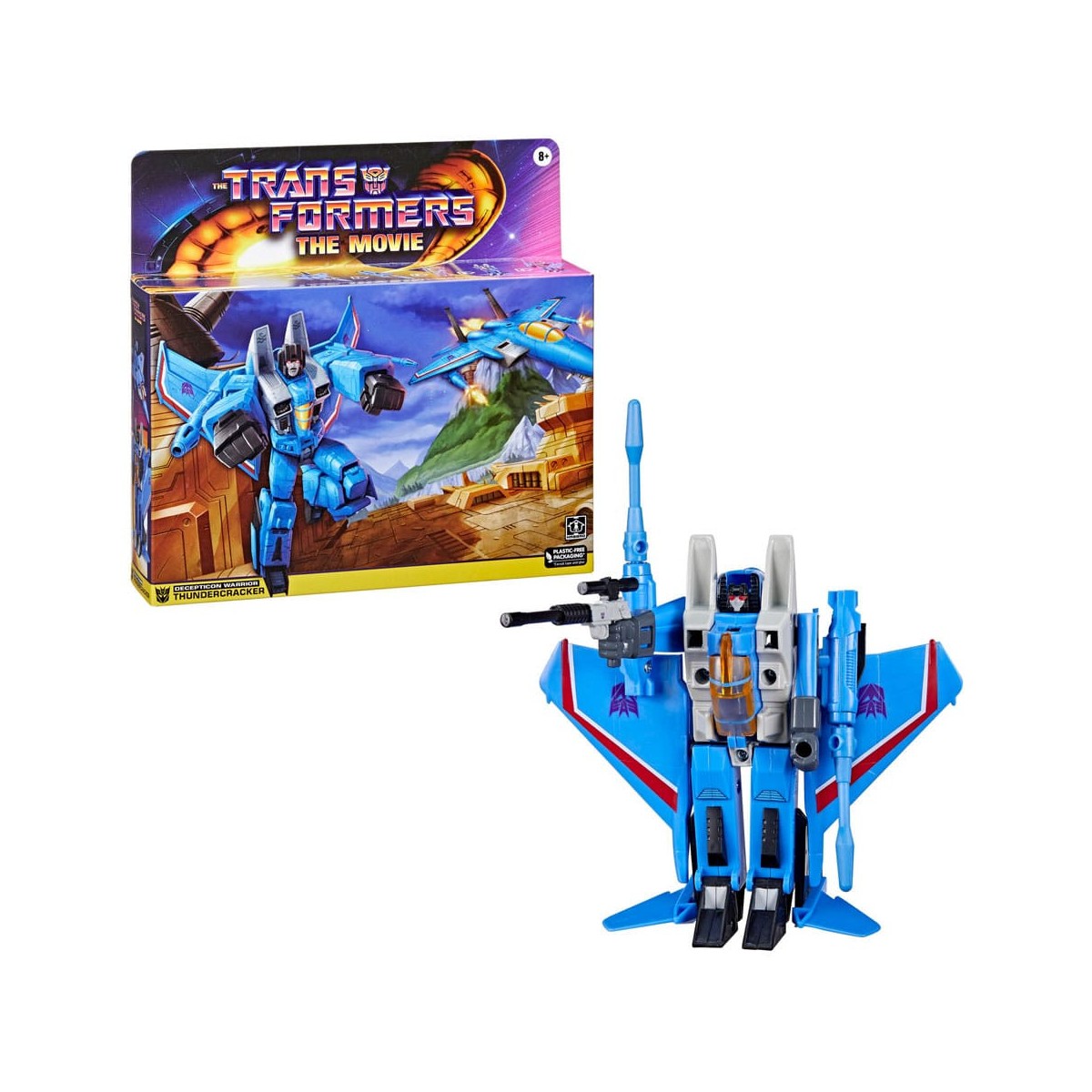 Hasbro - Transformers The Movie - Decepticon Thundercracker - Retro Transformers