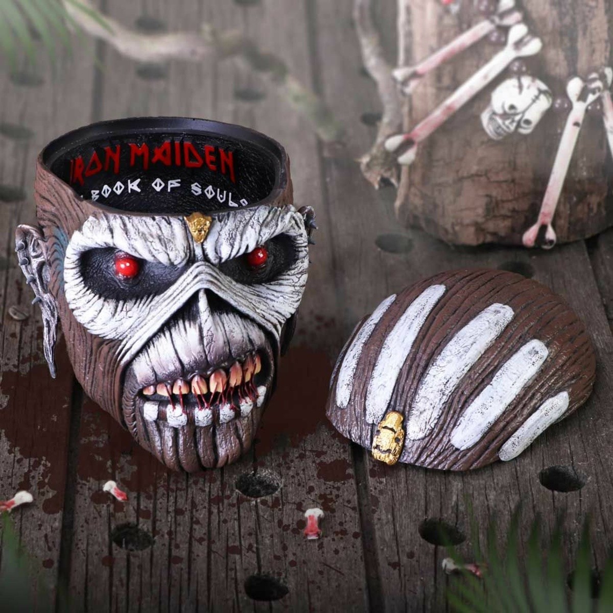 Nemesis Now - Iron Maiden storage box The Book of Souls - Eddie Head