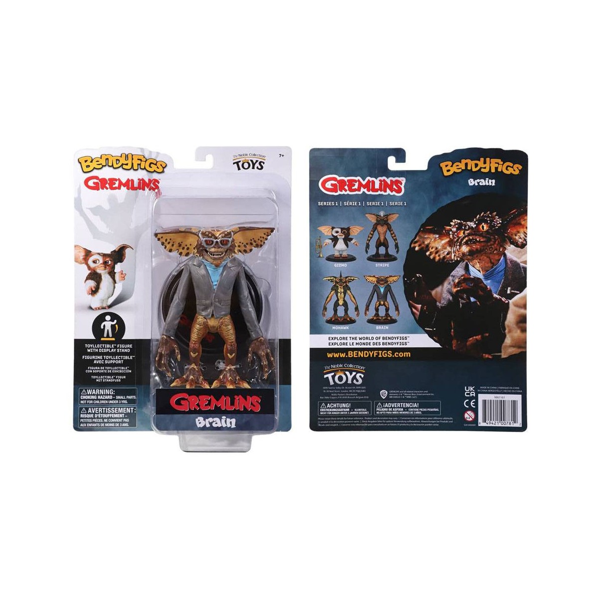 Noble Collection Bendyfigs - MOHAWK - Gremlins