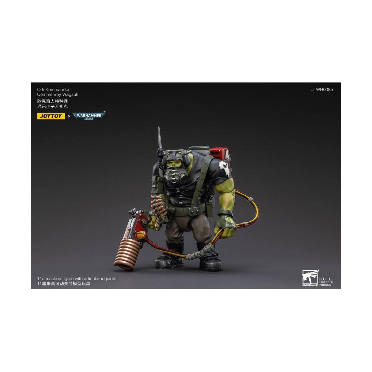 JoyToy Ork Kommandos - Comms Boy Wagzuk 1/18 - Warhammer 40K
