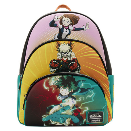 My Hero Academia - Loungefly Mini Backpack Triple Pocket Scene