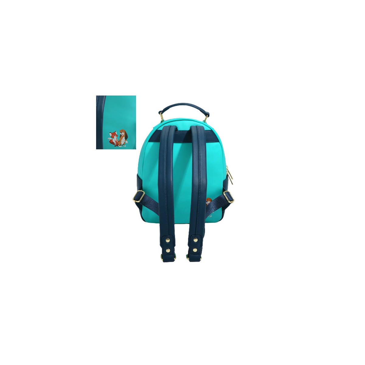 Disney Rox & Rouky - Loungefly Mini Backpack Forest - The Fox & the Hound