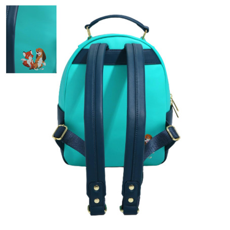 Disney Rox & Rouky - Loungefly Mini Backpack Forest - The Fox & the Hound