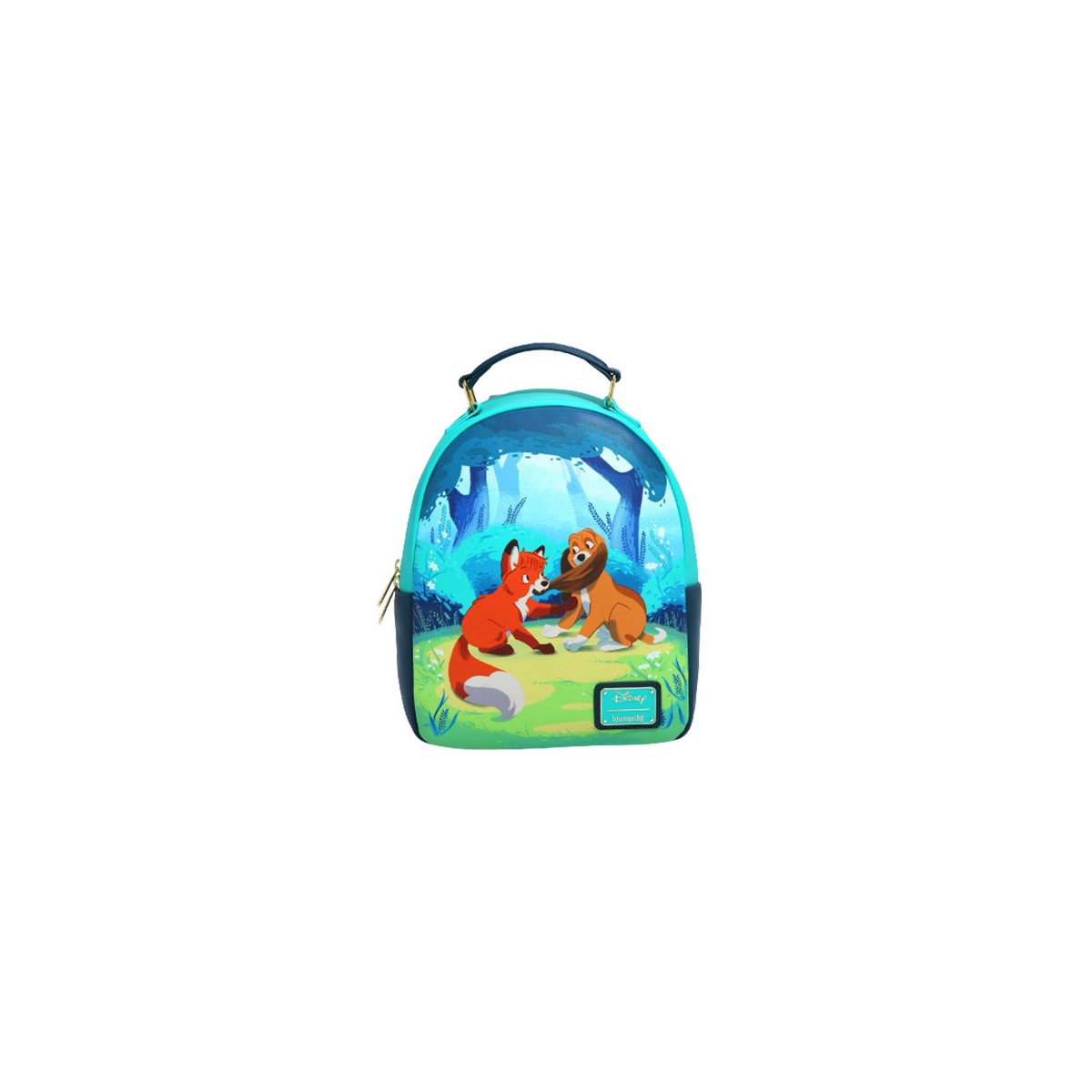 Disney Rox & Rouky - Loungefly Mini Backpack Forest - The Fox & the Hound