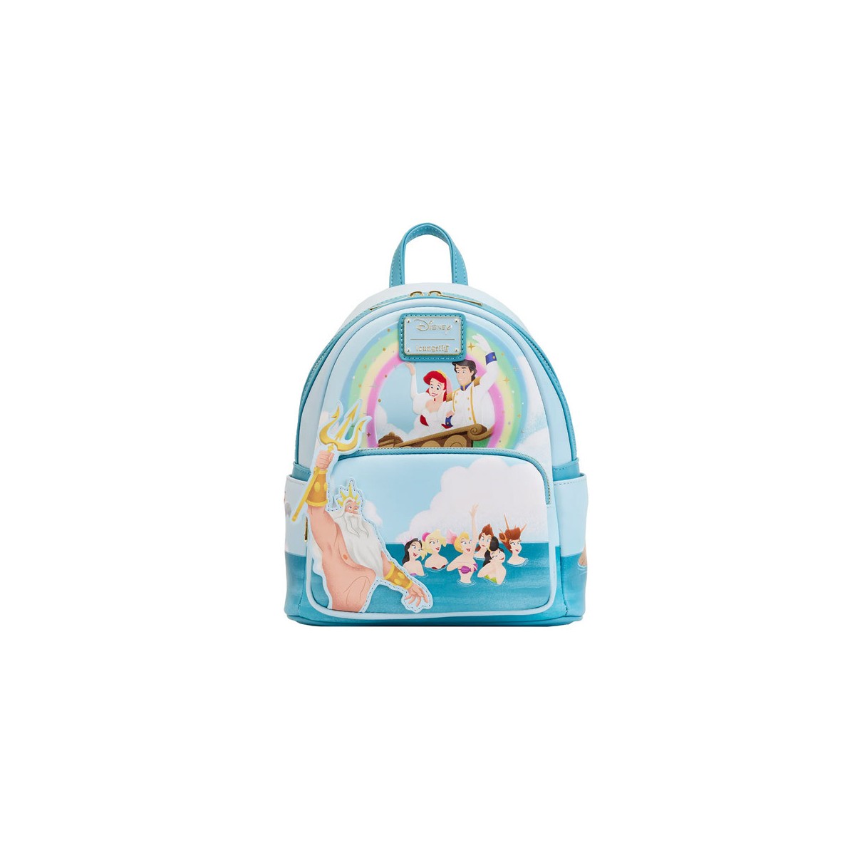 Disney The Little Mermaid - Loungefly Mini Backpack Triton Gift