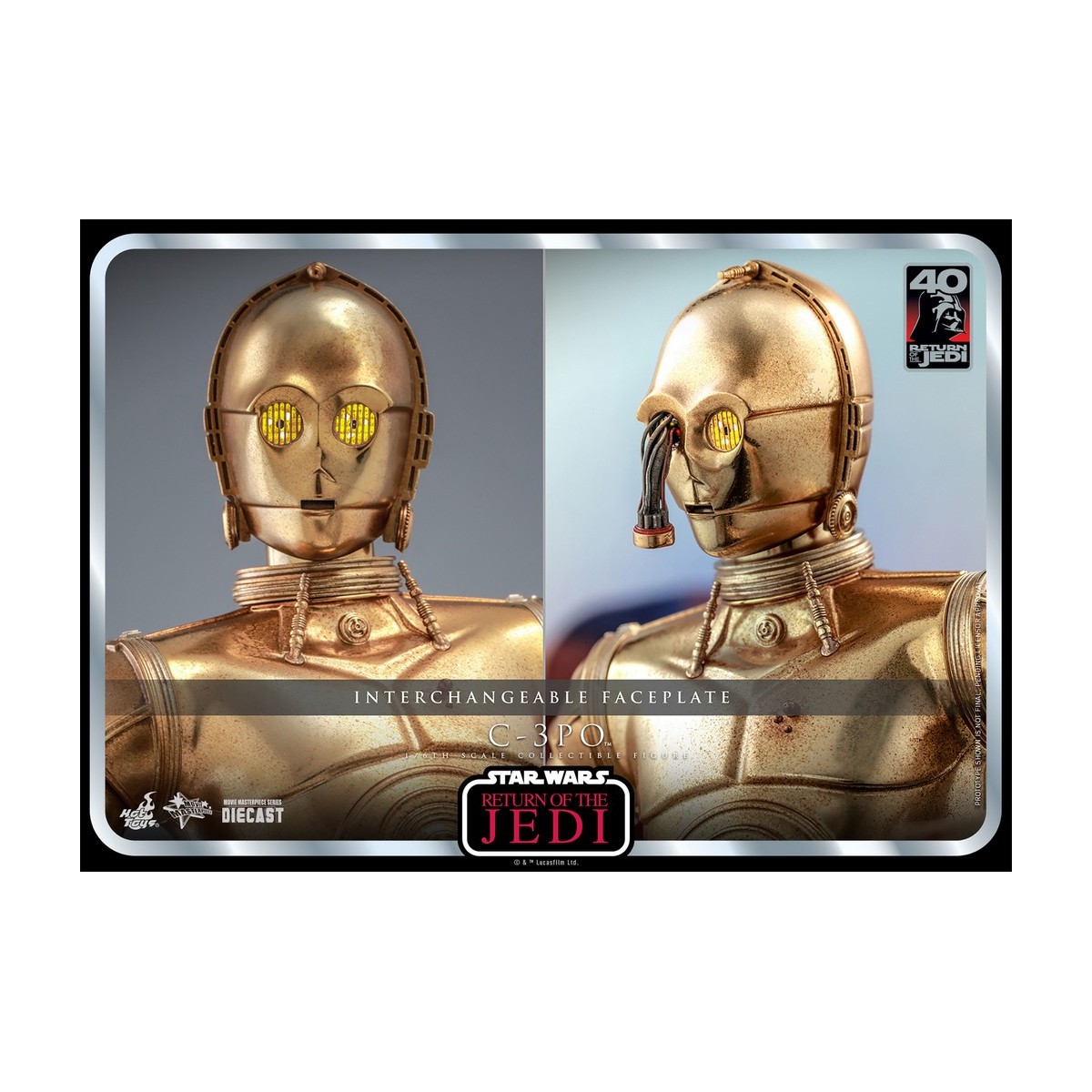 Hot Toys Star Wars - C-3PO MMS 1/6 - Return of the Jedi 40th Anniversary