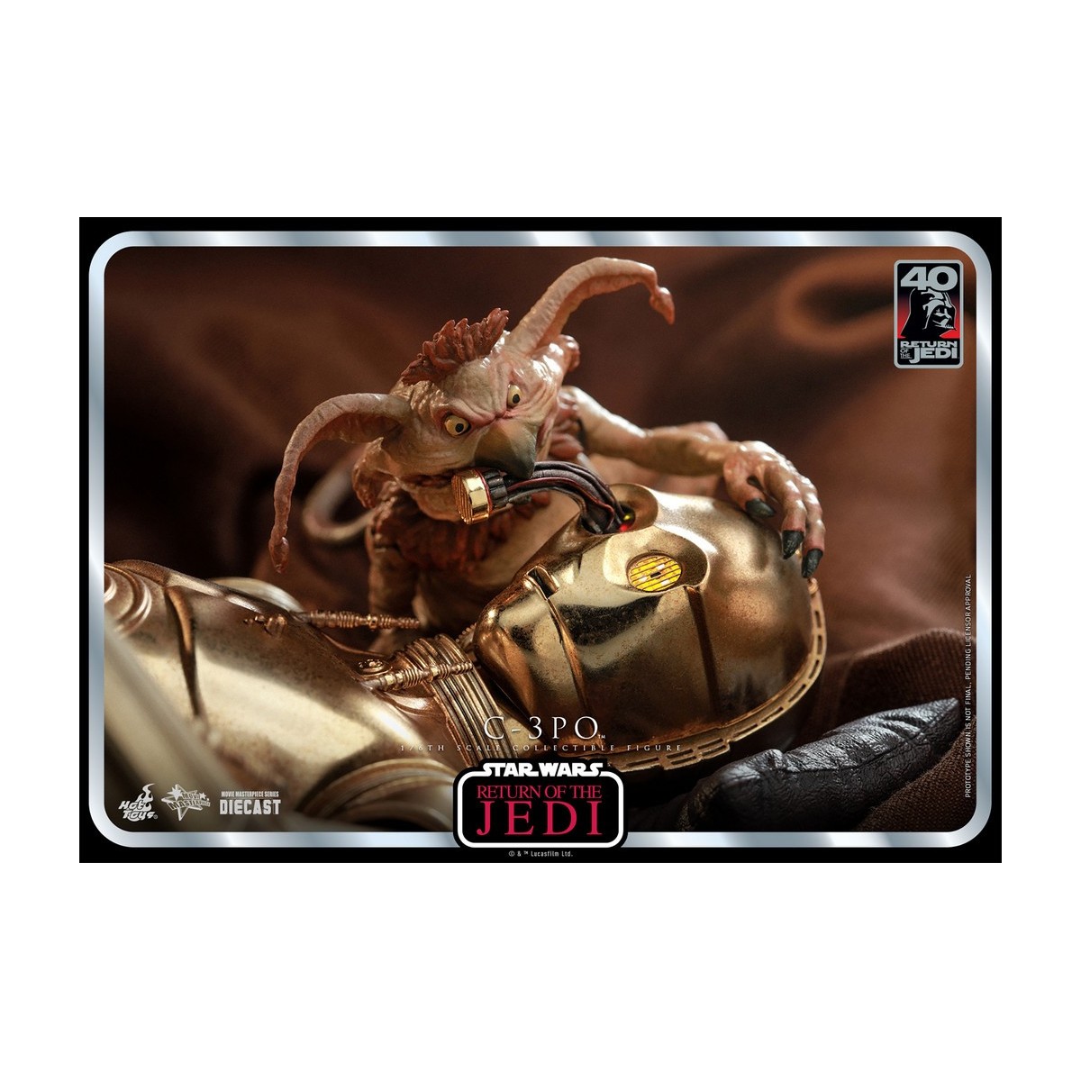 Hot Toys Star Wars - C-3PO MMS 1/6 - Return of the Jedi 40th Anniversary