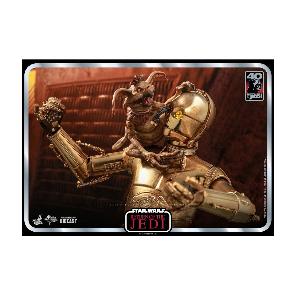 Hot Toys Star Wars - C-3PO MMS 1/6 - Return of the Jedi 40th Anniversary