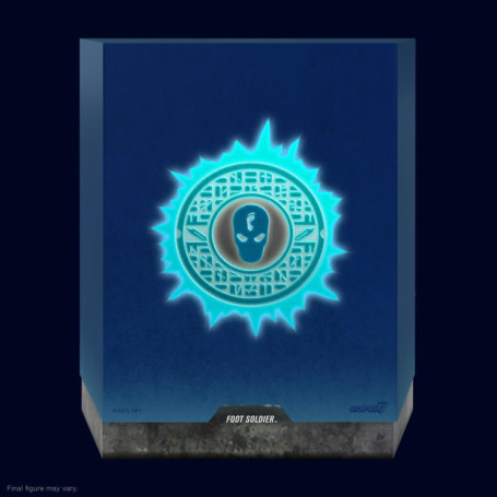 Super 7 - TMNT Ultimates GLOW-IN-THE-DARK FOOT SOLDIER Exclusive - Teenage Mutant Ninja Turtles