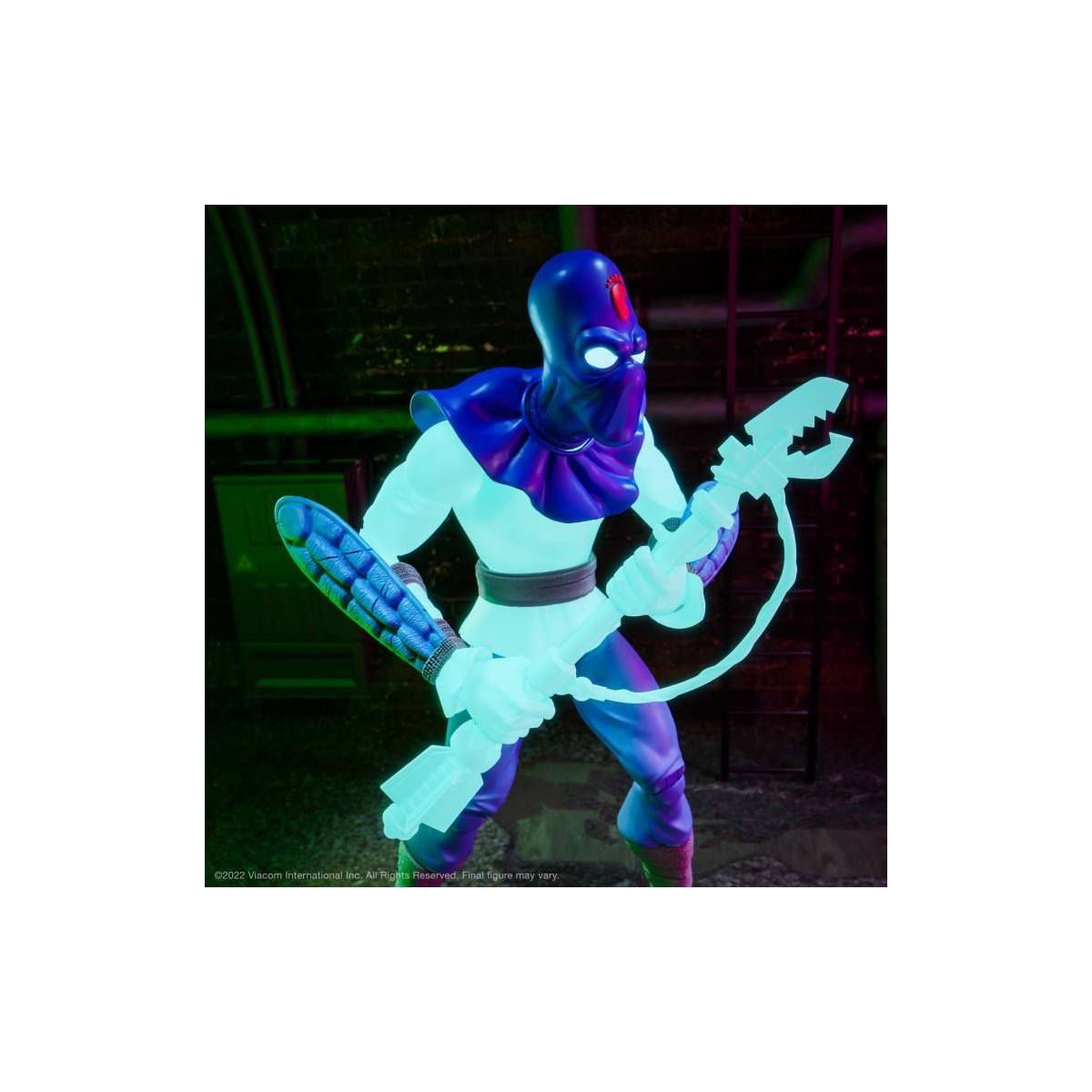 Super 7 - TMNT Ultimates GLOW-IN-THE-DARK FOOT SOLDIER Exclusive - Teenage Mutant Ninja Turtles