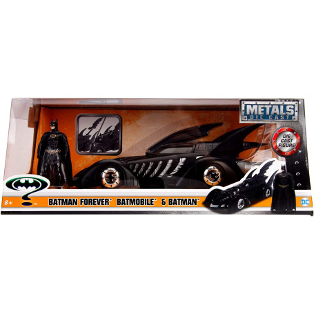Jada Toys - Hollywood Rides - 1995 Batman Forever Batmobile 1/24 Metals Diecast 