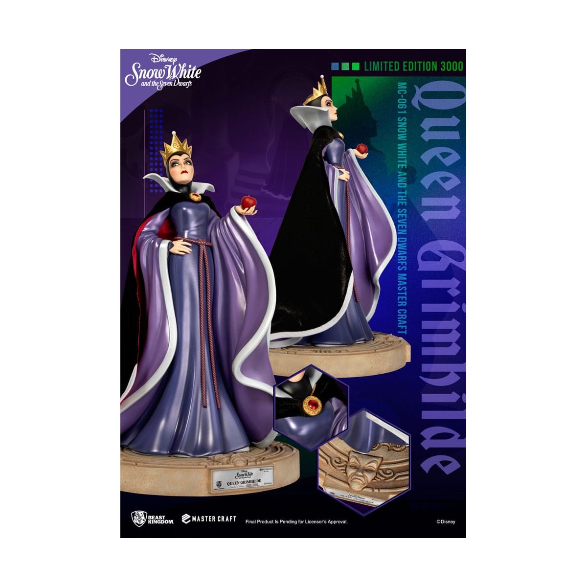 Beast Kingdom Disney Snow White and the 7 Dwarfs - Queen Grimhilde Master Craft 