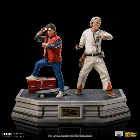 Iron Studios - BTTF - Doc Brown Back to the Future - BDS Art Scale