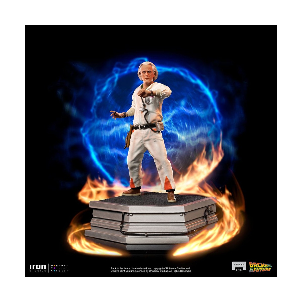 Iron Studios - BTTF - Doc Brown Back to the Future - BDS Art Scale
