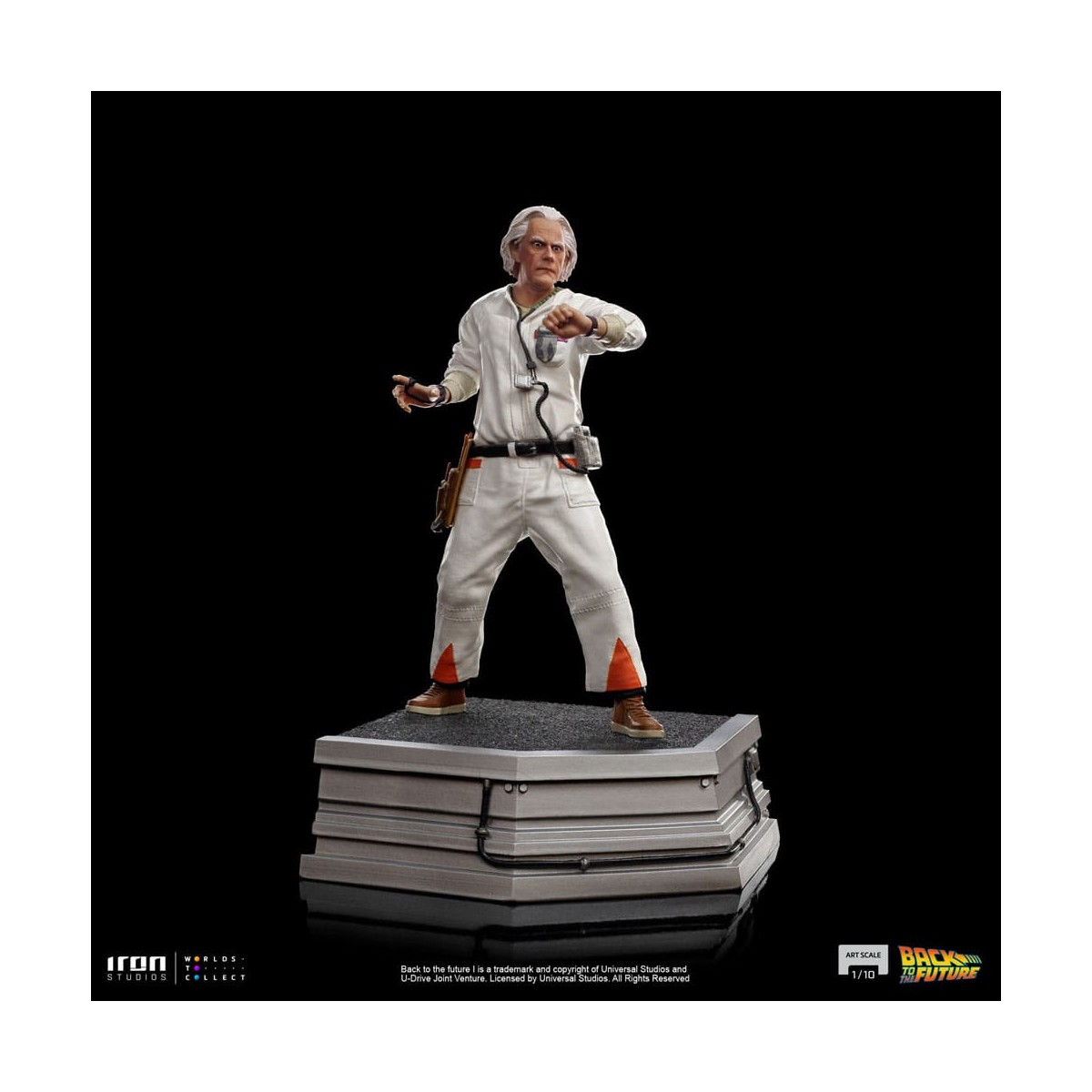 Iron Studios - BTTF - Doc Brown Back to the Future - BDS Art Scale