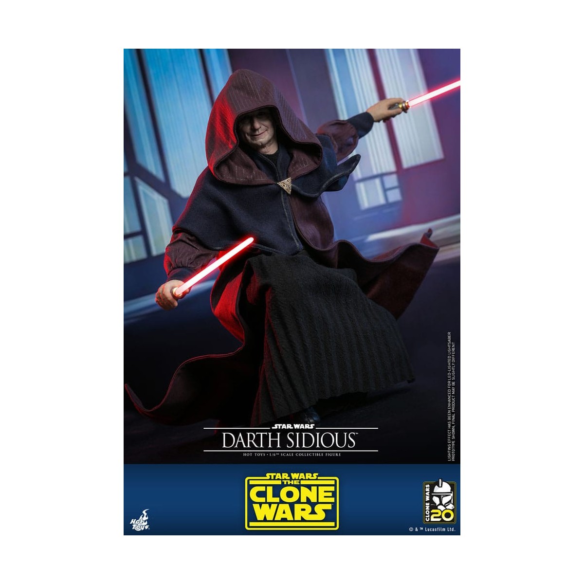 Hot Toys Star Wars - Darth Sidious - The Clone Wars 1/6