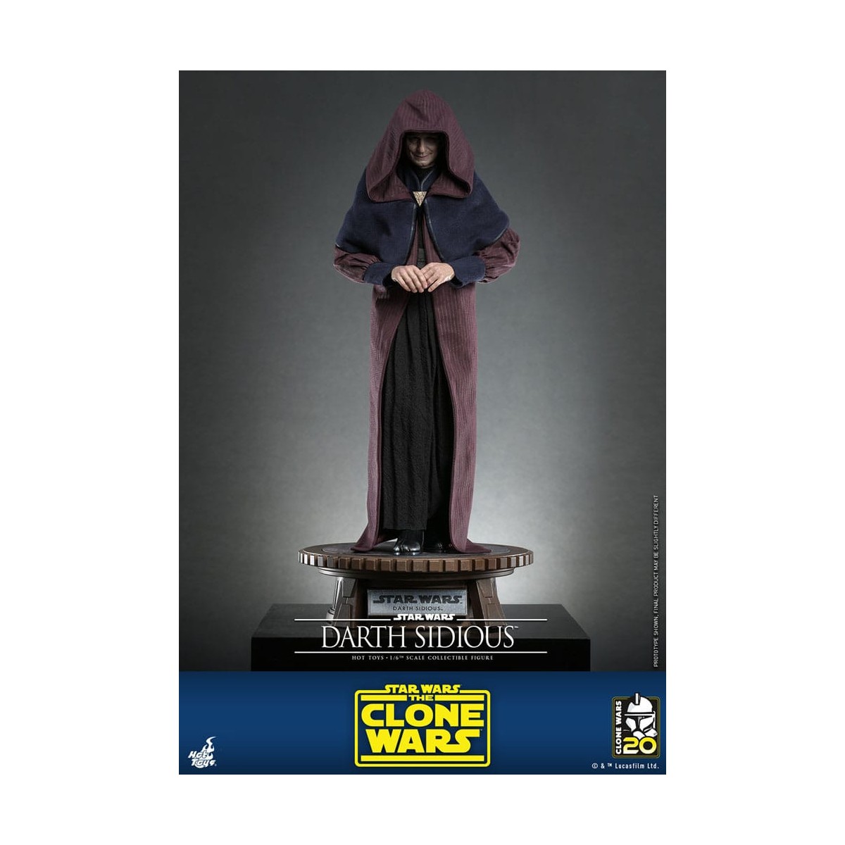 Hot Toys Star Wars - Darth Sidious - The Clone Wars 1/6