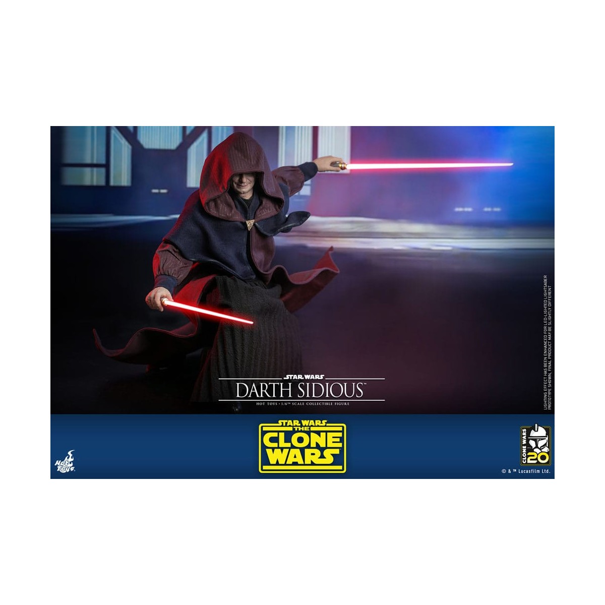 Hot Toys Star Wars - Darth Sidious - The Clone Wars 1/6
