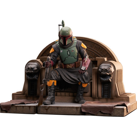 Gentle Giant - Star Wars - Boba Fett On Throne Premier Collection 1/7 - The Book of Boba Fett