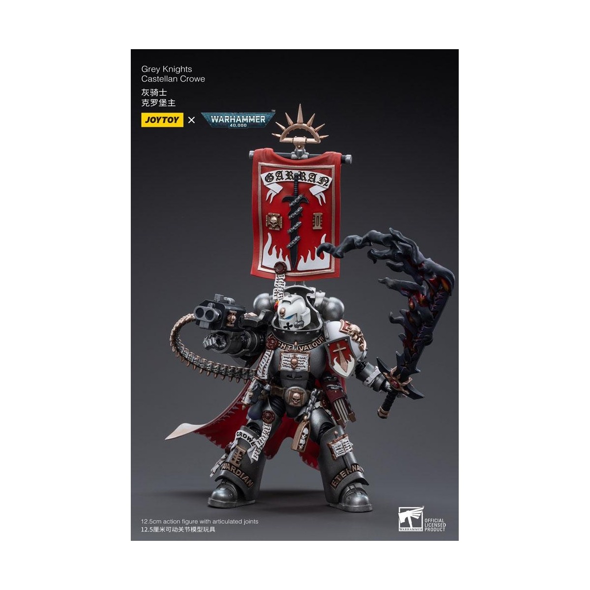 JoyToy Space marines - Grey Knights - Castellan Crowe 1/18 - Warhammer 40K