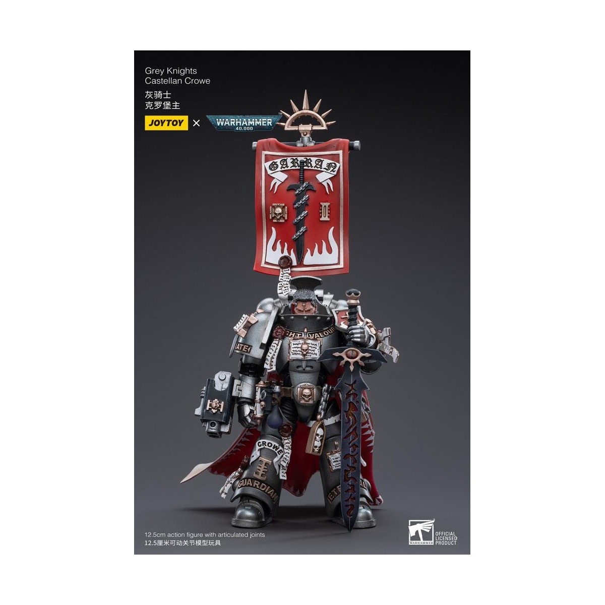 JoyToy Space marines - Grey Knights - Castellan Crowe 1/18 - Warhammer 40K