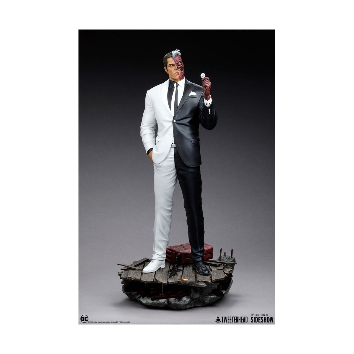 Tweeterhead - DC Comics: Two Face 1/4 statue - Double Face