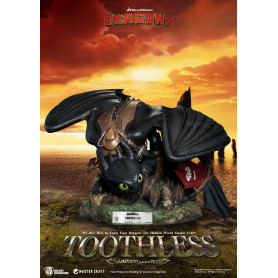 Beast Kingdom - How to Train your Dragon: The Hidden World Master Craft Toothless - Toothless Dragons 3: The Hidden World.
