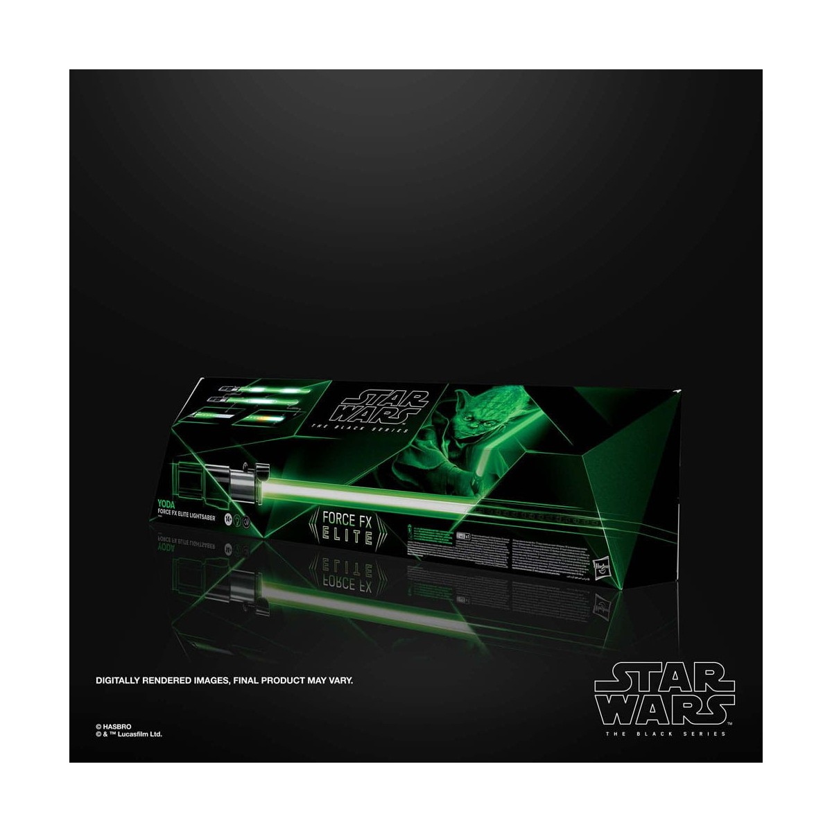 Hasbro - Yoda Force Fx Lightsaber - Black Serie Replica Elite